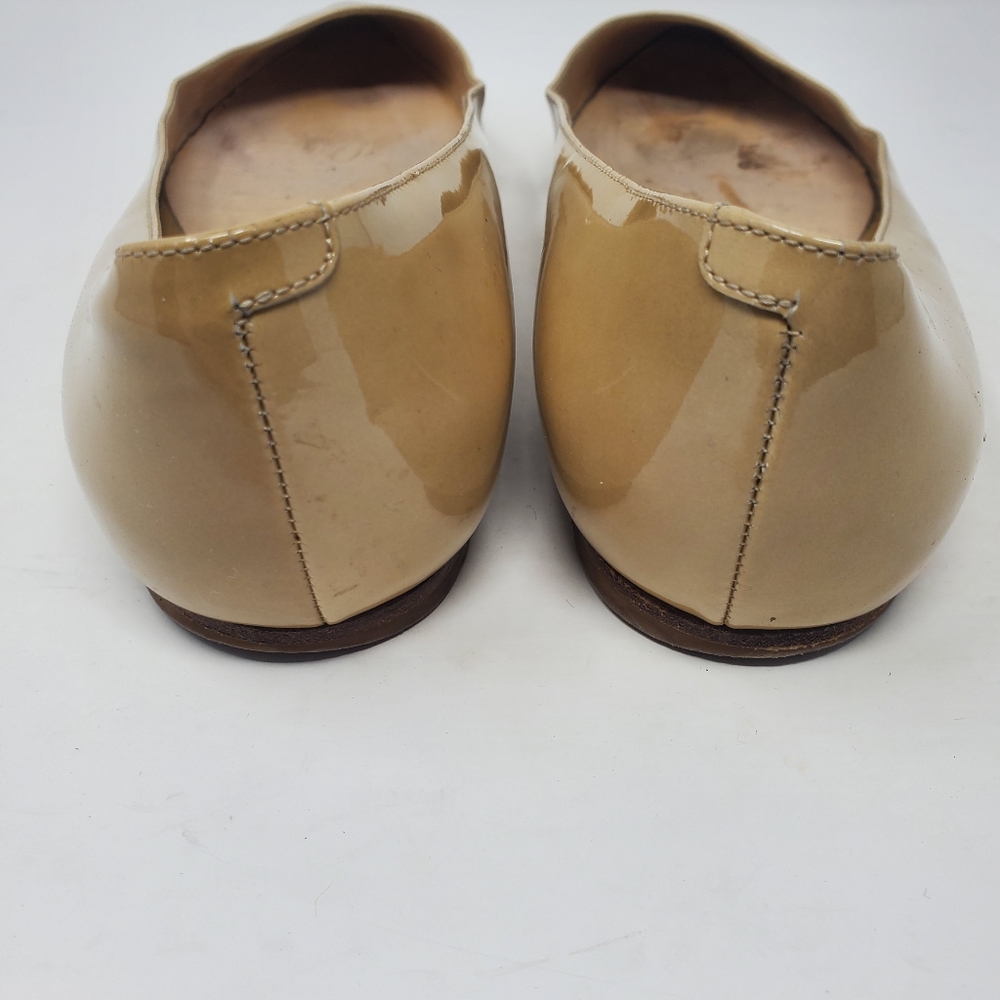 Jimmy Choo Nude Patent Flats - Picture 3 of 8
